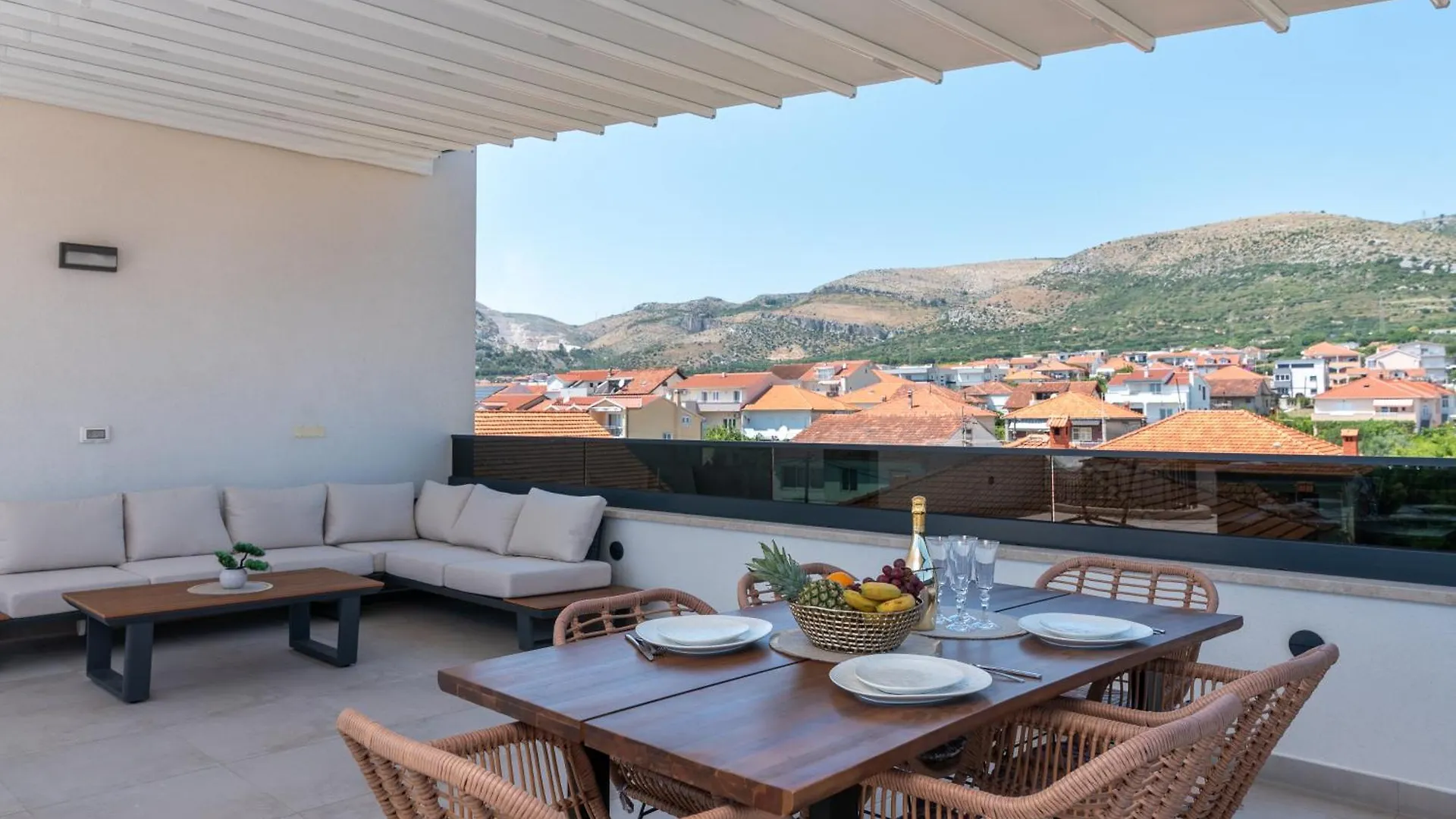 Penthouse Luka Lägenhet Trogir Kroatien